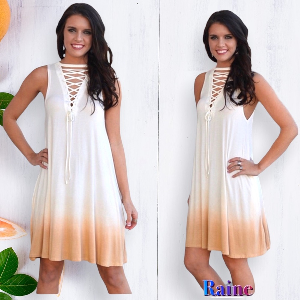 🆕Lace-Up Tunic/Dress, ⭐️Wear🏖Spring to Fall🍁 - Picture 1 of 2
